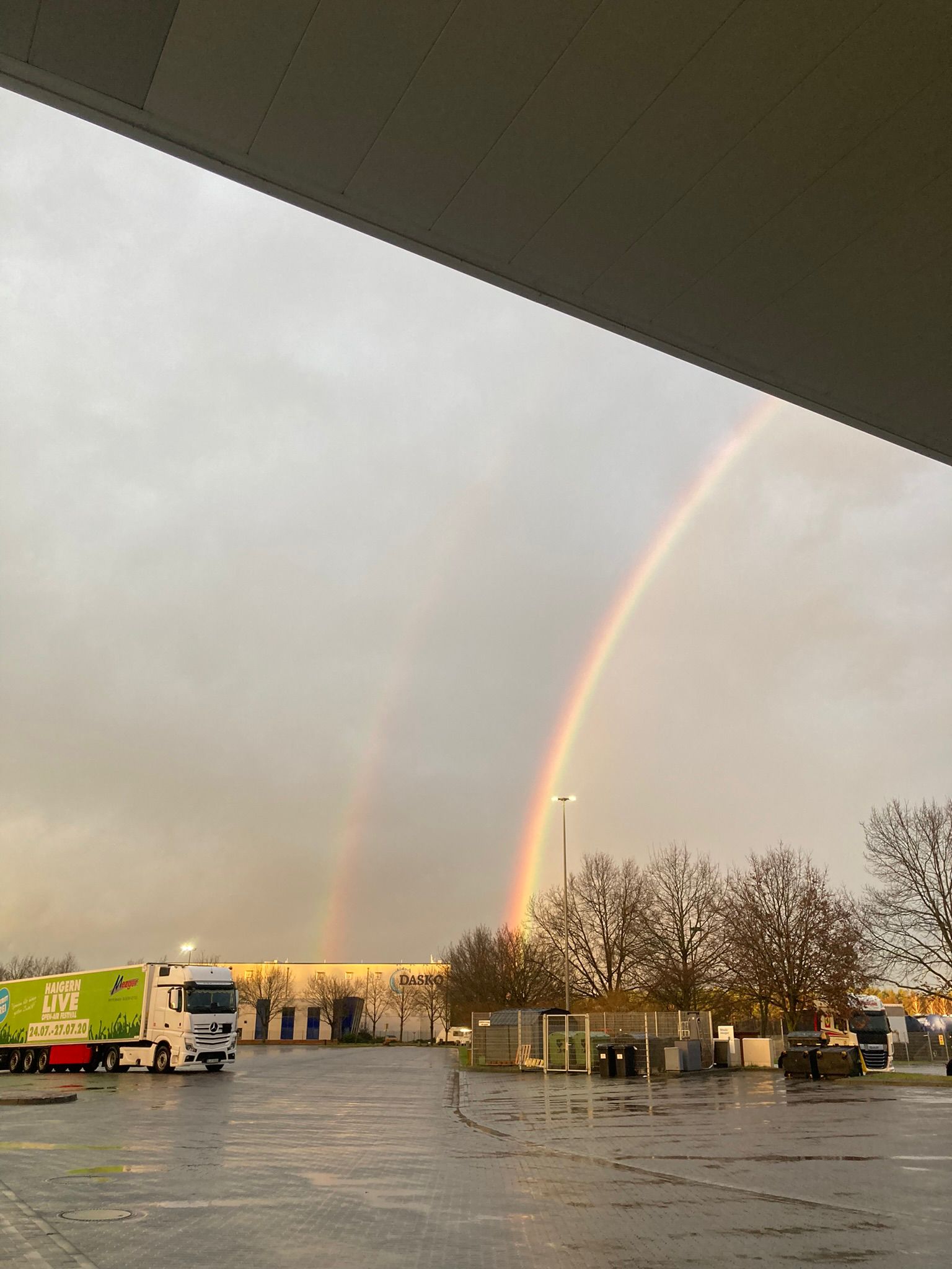 Arcobaleno visto a Soltau Febbraio 2022